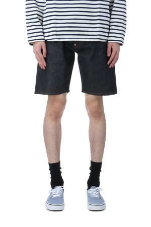 DENIM SHORT TROUSERS STRAGHIT CUT - RIGID INDIGO (2541000411)