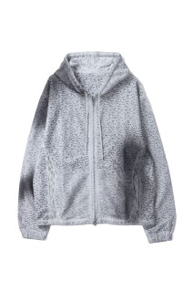 EP.7 01 HOODIE ZIP UP - LIGHT GRAY (EP7HDZ01-LG)