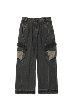 EP.7 05 TROUSERS - BLACK (DENIM) (EP7TR5-BK)