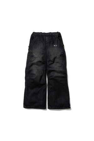 CPG RHOMBUS DENIM PANTS - BLACK (25SS-CPG-03 / FS1741)