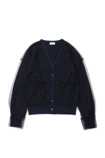 Tulle Cardigan - NAVY (CK-25082)