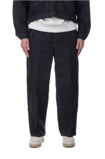 12.9oz Denim Narrow Belted Pants - Indigo (BHS25S003)