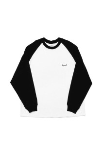 RAGLAN LONG SLEEVE - WHITE (SQ-25SS-CS-02)