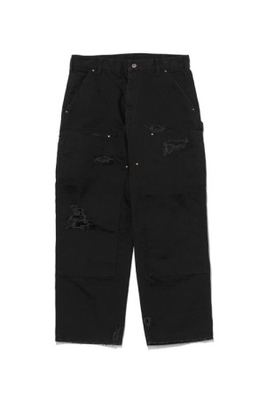 PAINTER PANTS (TYPE-P) - BLACK (SQ-25SS-PT-05)