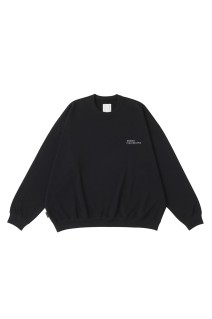 CREW SWEAT - BLACK (SFCSS25CS02)