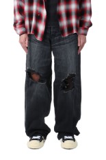 Denim Wide Pants - BLACK (G14PT036)