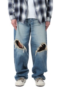 Denim Wide Pants - INDIGO (G14PT036)