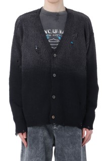 Sun-Faded Knit Cardigan - BLACK (G14CD064)