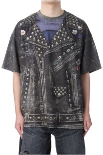 Trompe I’oeil Print T-Shirt - BLACK (G14TS028)