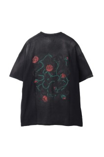 KMY-ROSE Distressed Pocket Tee - BLACK (G14TS079)