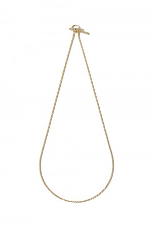 French Rope Link Necklace -60cm/Gold- (XON043-60G)