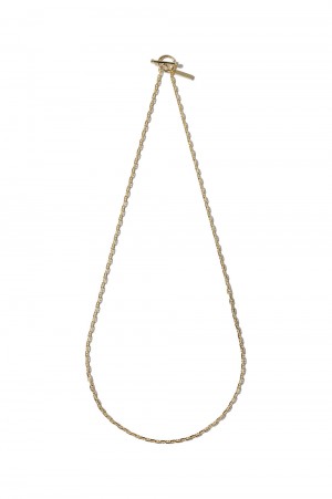 Solid Anchor Link Necklace -60cm/Gold- (XON047-60G)