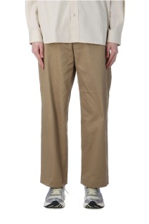 NO TUCK CHINO TROUSERS - CAMEL (233-60506A)