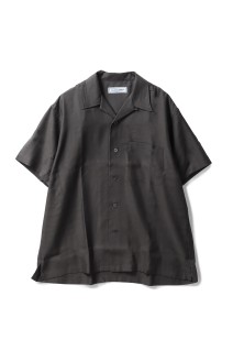 OPEN COLLOR S/S SHIRTS - CHARCOAL (251-60304)
