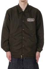 SD Stadium Logo Patch Coach Jacket - BROWN