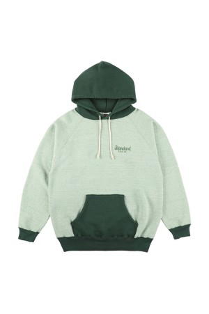 SD 88/12 Diner Logo 2Tone Hood Sweat - GREEN