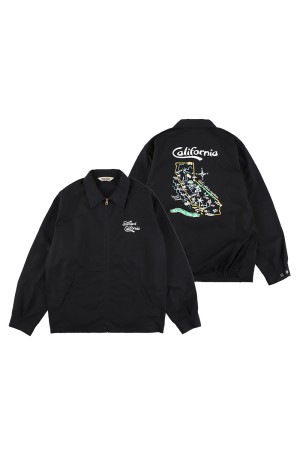 SD Souvenir Harrington Jacket - BLACK