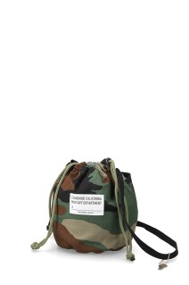 Hand Light / SD Drawstring Pochette - WOODLAND CAMO