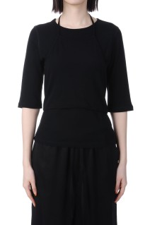 Layered Highgauge T-shirts -BLACK (62510604)