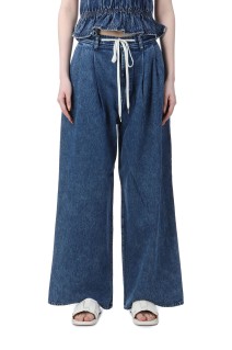 AGING LIKE WIDE DENIM PANTS -BLUE (112510830270)