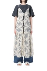 VINTAGE LIKE LACE DRESS WITH SCARF (112510530210)