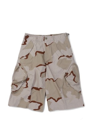 3D TWISTED CARGO SHORTS - DESERT (NF251P05)