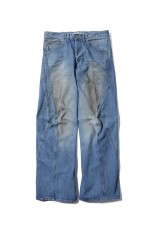 3D TWISTED JEANS 2.0 - DISTRESSED FADED INDIGO (NF251P09A)