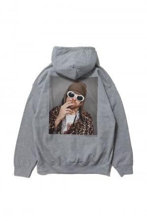 HOODED SWEAT - GRAY