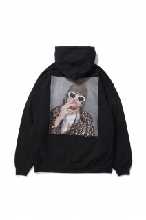 HOODED SWEAT - BLACK