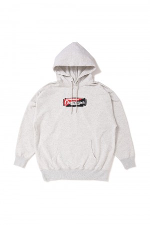 TWO TONE LOGO HOODIE / GRAY (CLG-SW 025-001)