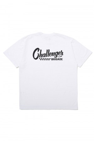 CHECKER LOGO TEE / WHITE (CLG-TS 025-002)