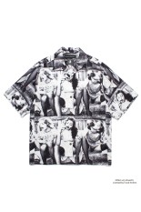 ELLEN VON UNWERTH / S/S HAWAIIAN SHIRT ( TYPE-2 ) / WHITE (EVU-WM-HI02)