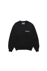 HEAVY WEIGHT CREW NECK SWEAT SHIRT ( TYPE-1 ) / BLACK (25SS-WMC-SS05)