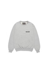 HEAVY WEIGHT CREW NECK SWEAT SHIRT ( TYPE-2 ) / GRAY (25SS-WMC-SS06)