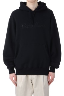 MIDDLE WEIGHT PULLOVER HOODED SWEAT SHIRT ( TYPE-1 ) / BLACK (25SS-WMC-SS21)