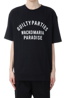 WASHED HEAVY WEIGHT CREW NECK T-SHIRT ( TYPE-10 ) / BLACK (25SS-WMT-WT10)