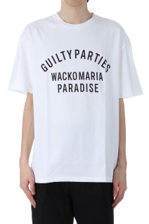 WASHED HEAVY WEIGHT CREW NECK T-SHIRT ( TYPE-10 ) / WHITE (25SS-WMT-WT10)