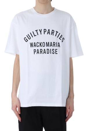 WASHED HEAVY WEIGHT CREW NECK T-SHIRT ( TYPE-10 ) / WHITE (25SS-WMT-WT10)