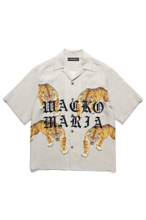 HAWAIIAN SHIRT S/S ( TYPE-7 ) / BEIGE (25SS-WMS-HI07)