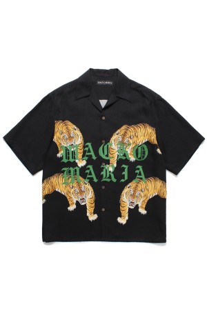 HAWAIIAN SHIRT S/S ( TYPE-7 ) / BLACK (25SS-WMS-HI07)