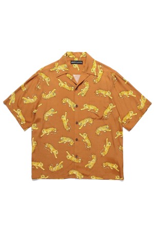 HAWAIIAN SHIRT S/S ( TYPE-8 ) / BROWN (25SS-WMS-HI08)