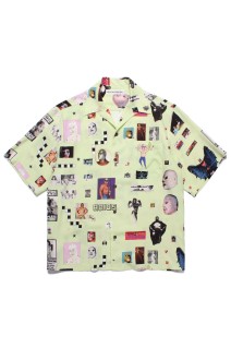 HAWAIIAN SHIRT S/S ( TYPE-9 ) / LIME (25SS-WMS-HI09)