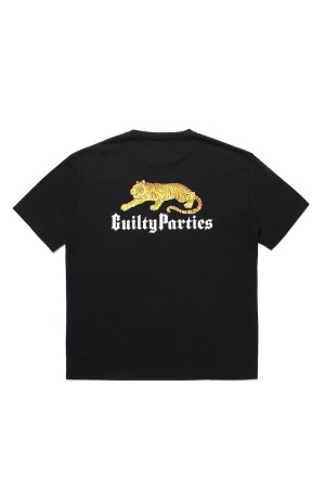 WASHED HEAVY WEIGHT CREW NECK T-SHIRT ( TYPE-8 ) / BLACK (25SS-WMT-WT08)