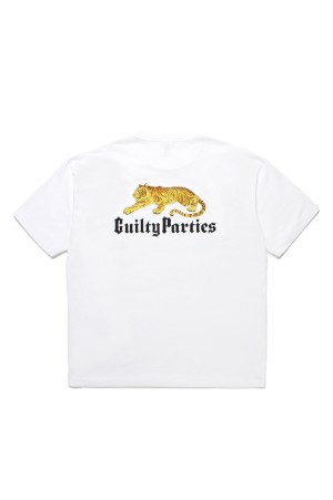 WASHED HEAVY WEIGHT CREW NECK T-SHIRT ( TYPE-8 ) / WHITE (25SS-WMT-WT08)