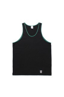 RINGER TANK TOP ( TYPE-1 ) / BLACK (25SS-WMT-TT02)