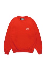 HEAVY WEIGHT CREW NECK SWEAT SHIRT ( TYPE-5 ) / RED (25SS-WMC-SS17)