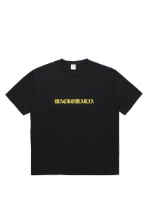 WASHED HEAVY WEIGHT CREW NECK T-SHIRT ( TYPE-12 ) / BLACK (25SS-WMT-WT12)