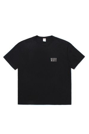 WASHED HEAVY WEIGHT CREW NECK T-SHIRT ( TYPE-3 ) / BLACK (25SS-WMT-WT03)