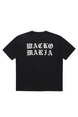 WASHED HEAVY WEIGHT CREW NECK T-SHIRT ( TYPE-11 ) / BLACK (25SS-WMT-WT11)