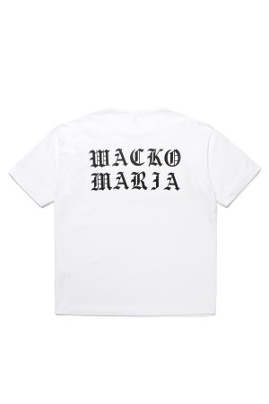 WASHED HEAVY WEIGHT CREW NECK T-SHIRT ( TYPE-11 ) / WHITE (25SS-WMT-WT11)
